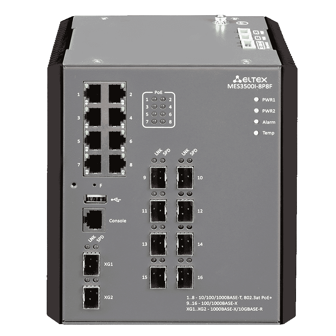 Промышленный коммутатор MES3500I-8P8F